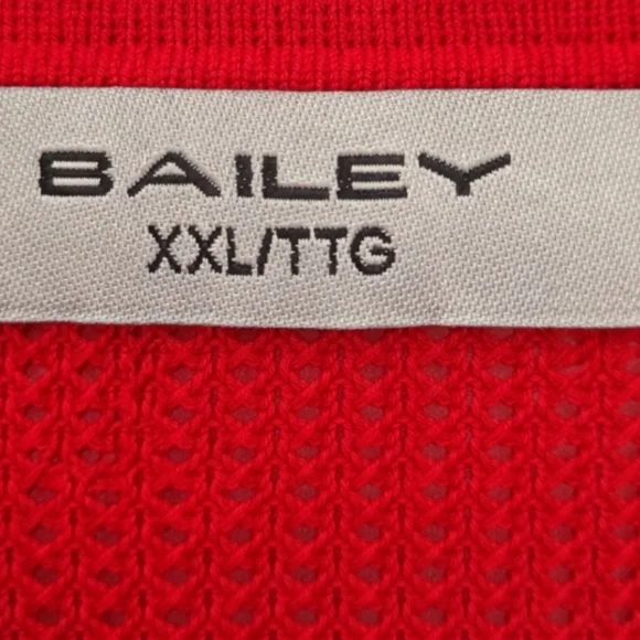 Bailey | Textured Red Knit Polished Cardigan - Picture 5 of 8